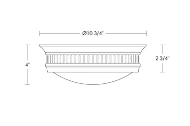 Berkeley Semi-Dome Small